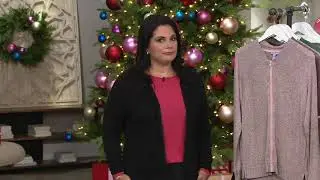 AnyBody Hacci Bomber Jacket on QVC