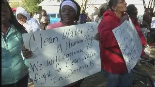 Rally for clean water in Denmark, South Carolina