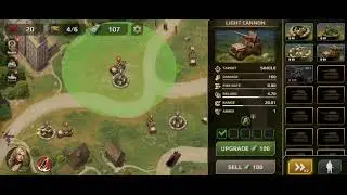 Level 6 #Easy WWll Defense: RTS Army TD game (mobile)