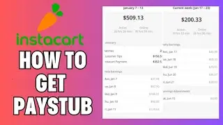 How To Get Paystub From Instacart (2025)