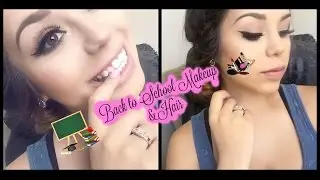 Easy/Affordable Back to School Makeup and Heatless Hair Tutorial | Andrea Anaya