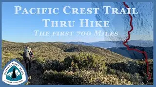 Pacific Crest Trail Thu Hike, 700 Miles of Desert