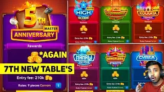 CARROM POOL 7th NEW TABLE | NEXT MONTH 😱 SARTAJ GAMING