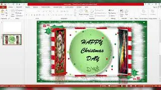 Christmas card in MS word