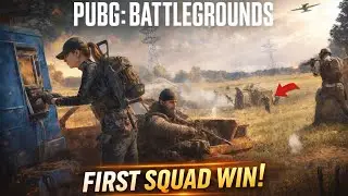 MY FIRST EVER SQUAD WIN 😱 | TOP 1 with Randoms | PUBG PS5