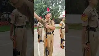NCC Girls Guard of Honour Practice
