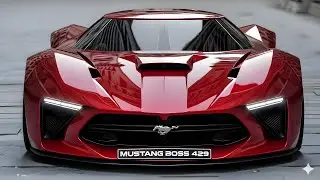 Только что вышел: Ford Mustang Boss 429 2026 года возвращается! Возрождение лучшего маслкара.