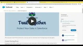 Create Sharing Rules | Protect Your Data in Salesforce || Salesforce