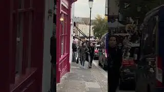 Обещание заката на рынке Портобелло, Ноттингхилл, Лондон❤️