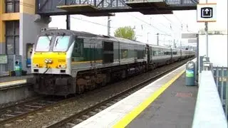 Irish Rail Enterprise passing through Clontarf Road station