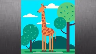 Puzzle game with animals for preschoolers and toddlers | Giraffe | Puzzle for Kids | Video For Kids