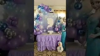 Frozen Decoration | Balloon Garland ideas