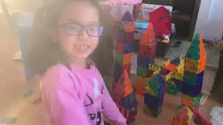 The Magic of Magnetic Tiles! #interactivelearning #creative #kidslearning