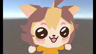 I made a low poly vtuber in Blender and Unity!