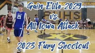 Gain Elite 2029 vs. All Iowa Attack 2029: 2023 Fury Shootout
