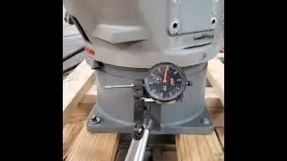 Yaskawa UP6 Robot repeatability test after 20 years hard use