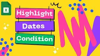 Conditional Formatting Like a Pro: How to Highlight Dates Based on Selected Days in Excel | Hindi