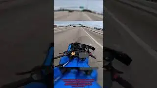 140 MPH Death Wobbles Almost Kill Biker | @rdy_fx on IG #motorcycle #wobbles #closecall