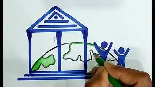United Nation public service day drawing / United nations public service day poster