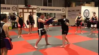 Kickboxing at Newcastle karate