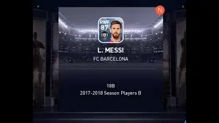 How to get Blackball in PES 2018 18B (Messi) trick.