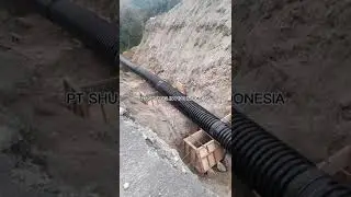 HDPE SPIRAL PIPE ID800 SN8 FOR SLOPE PENSTOCK IN PLANTATION