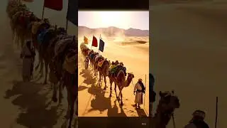 Silk Road Caravan in 8K | Camels Crossing the Desert with Spices & Silk