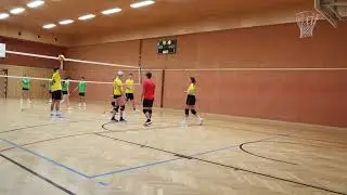 Römerligaspiel UGV Frauenkirchen VC Haslau Fuego   3 Satz