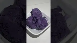 3つの材料で作るウベアイスクリーム