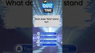 Tech Quiz number 8 #shorts  #youtubeshorts  #quiz  #tech  #technology  #ram  #quiztime