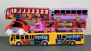 cartoon  gadi wala cartoon | gadi wala jcb & tractor cartoon  Bus auto truck