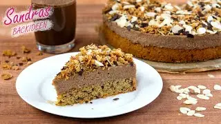 Eiskaffee Torte - leckerer Kaffeekuchen | Cappuccino Krümeltorte