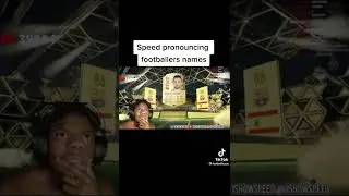 Speed tries to pronounce footballers names on Fifa 22