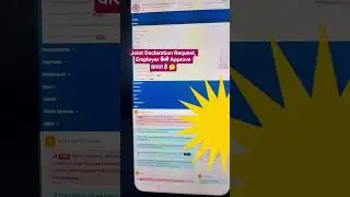 Joint Declaration Request Employer कैसे Approval करते है 🤔 #manojgyan #shortvideo #shorts #ytshorts