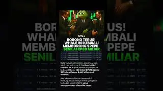 SEBUAH WHALE KEMBALI MEBORONG TOKEN $PEPE !!!!!!!!! #cryptowave #fypviralシ #fyp#shorts