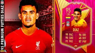 95 PREMIUM FUTTIES DIAZ PLAYER REVIEW - FIFA 22 ULTIMATE TEAM