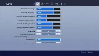 My personal fortnite settings 😍 (no scuff, no claw)