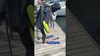 Через сутки и на глубине 7 метров телефон еще работал #тольятти #sailing #юмор