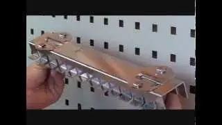 Powerplustools gereedschap-/ schroevendraaierhouder voor gatenbord