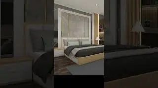KAMAR TIDUR MINIMALIS !!material wpc,hpl dan kaca #shorts