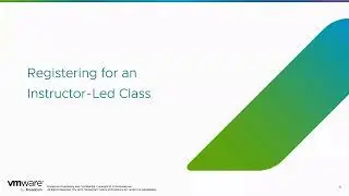 VCF Learning Entitlement Walkthrough