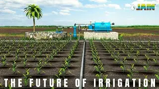 Jain Drip Irrigation System Working Model 3D Layout - Hindi