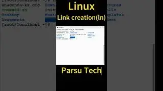 Linux ln (link) Command @parsutech #linuxsystem #linux #linux_tutorial #unix #ln #parsutech
