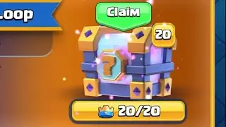 65x Rainbow Lucky Drop Clash Royale chest opening 