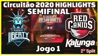 Circuit&atilde;o 2020 Semifinal HL x RED Highlights | Circuito Desafiante 2020 HL x RED Melhores Momentos.
