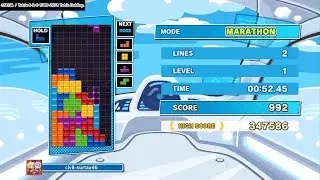 ぷよぷよテトリス２　プレイ