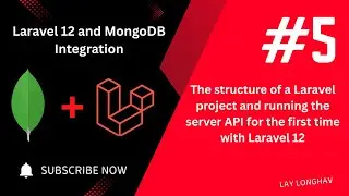 The structure of a Laravel project and running the server API for the first time with Laravel 12