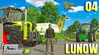 CRAZY FAST BALING & FIELD WORK! | Lunow | Farming Simulator 25 Ep 4
