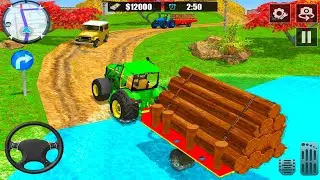 Real Farming Cargo Tractor: New Driving Sim 2024 - Anroid Gameplay