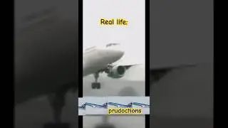 Airfrance 296 recreation vs real life